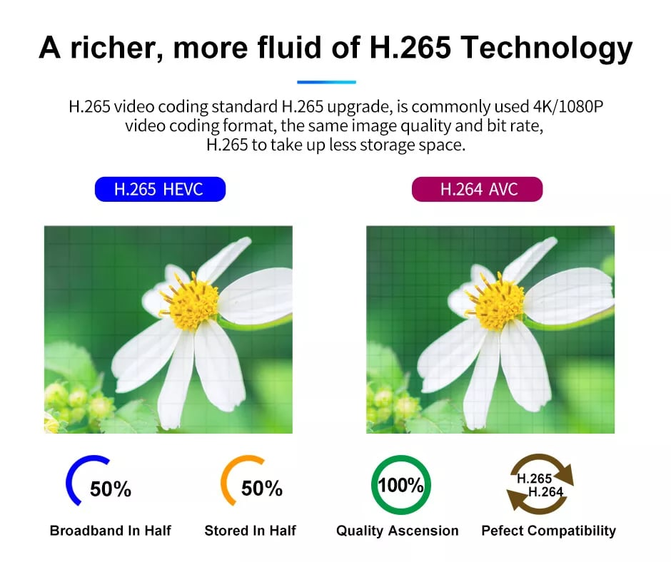 Hvorfor er H.265 HEVC i stigende grad favoriseret