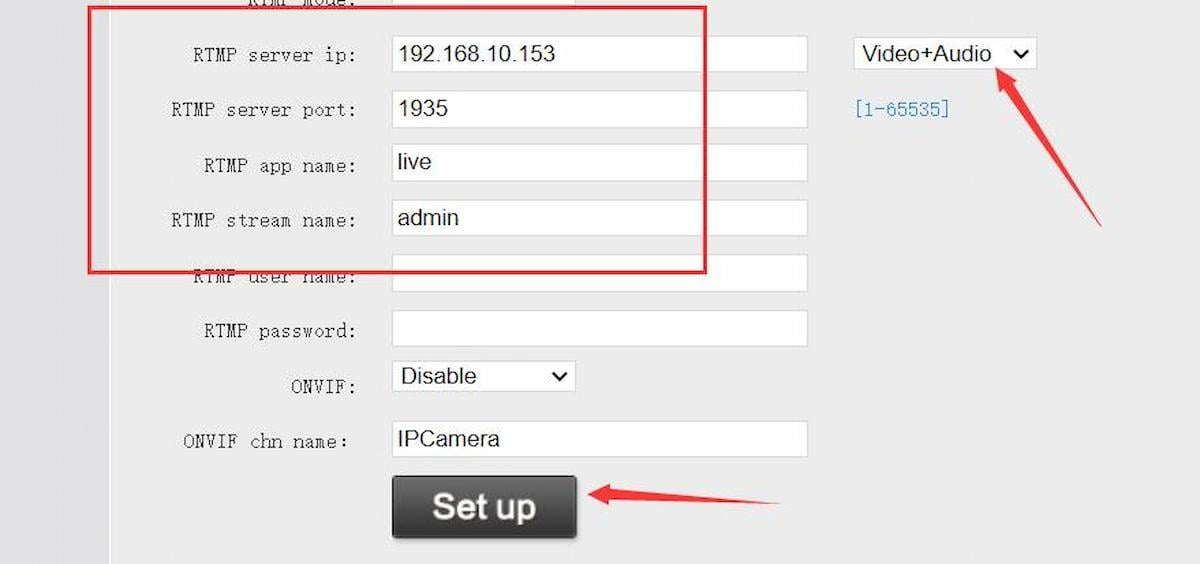 كيفية البث على Wowza بواسطة RTMP